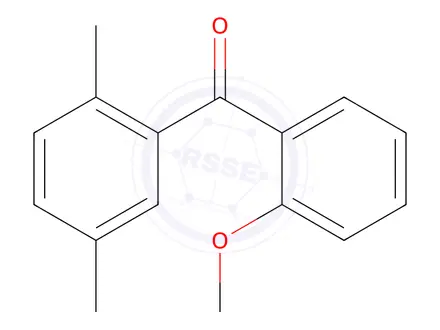 Chemical structure of (2,5-Dimethylphenyl)(2-methoxyphenyl)methanone