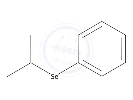 Chemical structure of Benzene,[(1-methylethyl)seleno]-
