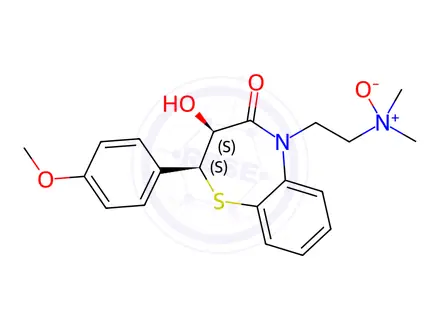 Chemical structure of Deacetyl Diltiazem N-Oxide