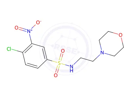 Chemical structure of 4-Chloro-n-[2-(morpholin-4-yl)ethyl]-3-nitrobenzene-1-sulfonamide