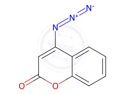 Chemical structure of 4-Azidocoumarin