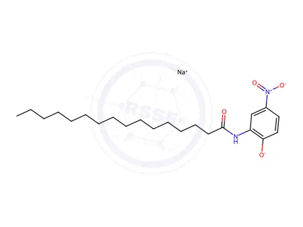 Chemical structure of 2’-Hydroxy-5’-nitrohexadecanamide Sodium Salt