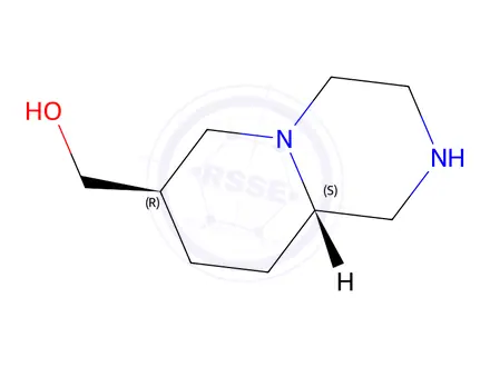 Chemical structure of ((7R,9AS)-OCTAHYDRO-1H-PYRIDO[1,2-A]PYRAZIN-7-YL)METHANOL