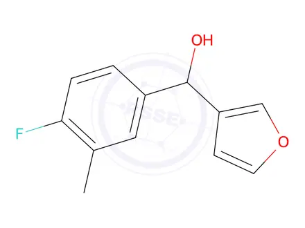 Chemical structure of (4-Fluoro-3-methylphenyl)(furan-3-yl)methanol