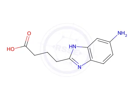 Chemical structure of 4-(5-Amino-1H-benzoimidazol-2-yl)-butyric aciddihydrochloride