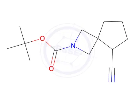 Chemical structure of Tert-butyl 5-cyano-2-azaspiro[3.4]Octane-2-carboxylate