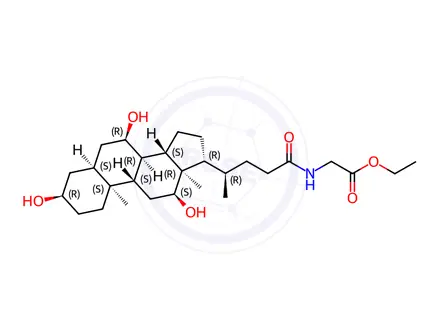Chemical structure of Ethylglycocholate