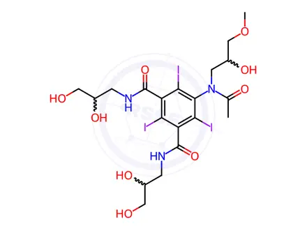 Chemical structure of Iodixanol Impurity 16 (Iodixanol USP Related Compound D)