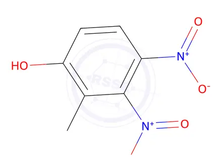 Chemical structure of DINITRO-O-CRESOL