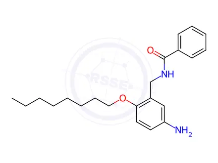 Chemical structure of N-(5-Amino-2-(octyloxy)benzyl)benzamide