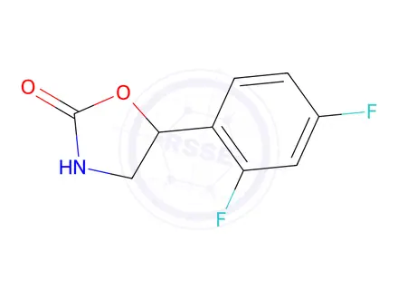 Chemical structure of 5-(2,4-Difluorophenyl)oxazolidin-2-one
