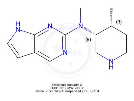 Chemical structure of Tofacitinib Impurity 390