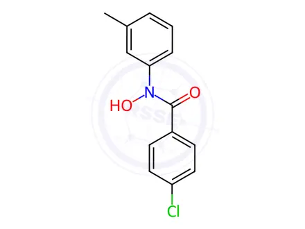 Chemical structure of N-3-tolyl-4-chlorobenzohydroxamic acid
