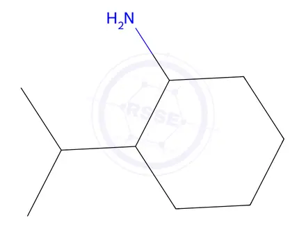 Chemical structure of 2-Isopropylcyclohexan-1-amine