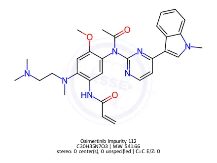 Chemical structure of Osimertinib Impurity 112