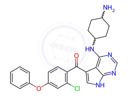 Chemical structure of Nemtabrutinib Impurity 76