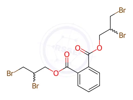 Chemical structure of Discontinued, no replacement: was bis(2,3-Dibromopropyl) phthalate
