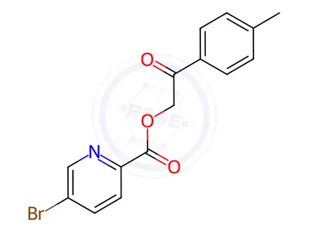 Chemical structure of 2-Oxo-2-(p-tolyl)ethyl 5-bromopicolinate