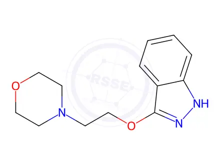 Chemical structure of 3-(2-Morpholinoethoxy)-1H-indazole