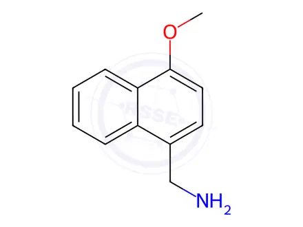 Chemical structure of 4-Methoxynaphthalen-1-ylmethylamine