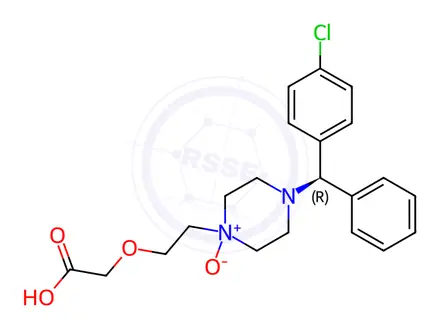 Chemical structure of (R)-Cetirizine N-Oxide