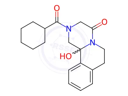 Chemical structure of Praziquantel Oxide Impurity (RRT0.63)