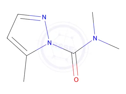 Chemical structure of N,N,5-Trimethyl-1H-pyrazole-1-carboxamide