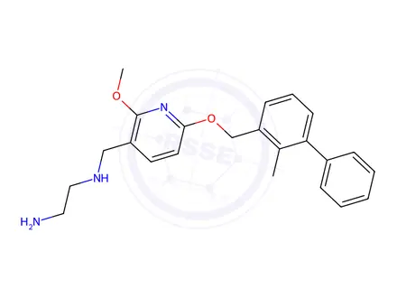 Chemical structure of N-deacetylated BMS-202