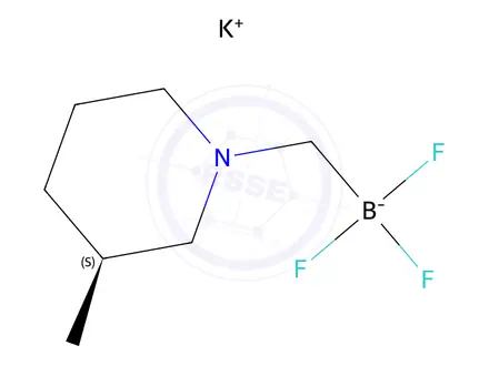 Chemical structure of Potassium (S)-trifluoro((3-methylpiperidin-1-yl)methyl)borate