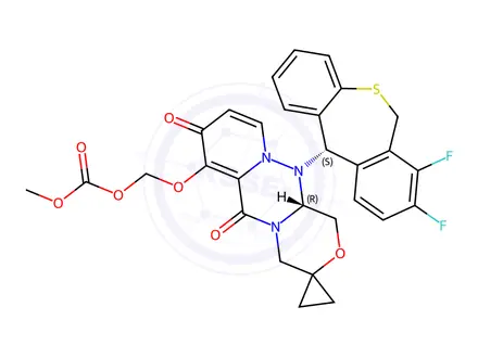 Chemical structure of Suraxavir Marboxil