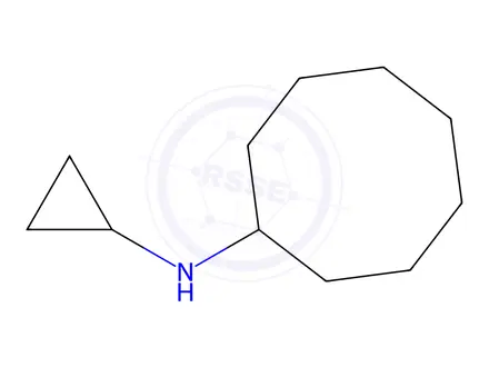Chemical structure of N-cyclopropylcyclooctanamine