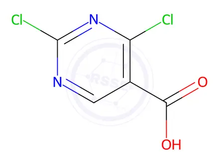 Chemical structure of 2,4-Dichloropyrimidine-5-carboxylic acid