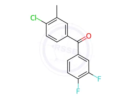 Chemical structure of (4-Chloro-3-methylphenyl)(3,4-difluorophenyl)methanone