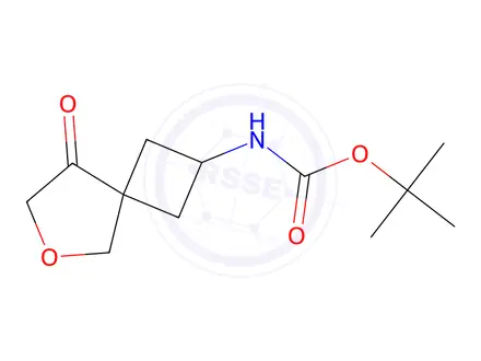Chemical structure of Tert-butyl (8-oxo-6-oxaspiro[3.4]Octan-2-yl)carbamate