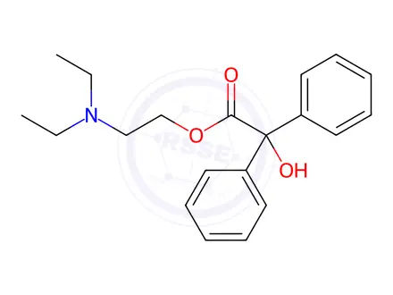 Chemical structure of Benactyzine