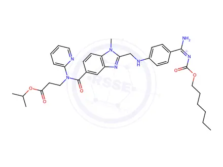 Chemical structure of O-Desethyl O-Isopropyl Dabigatran Etexilate