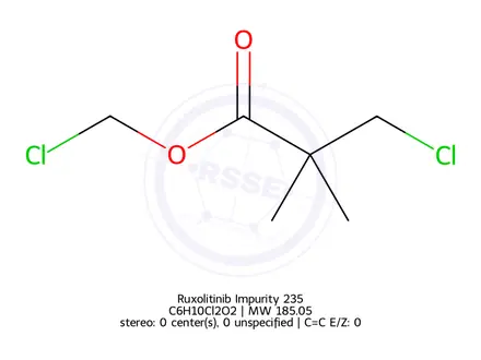 Chemical structure of Ruxolitinib Impurity 235
