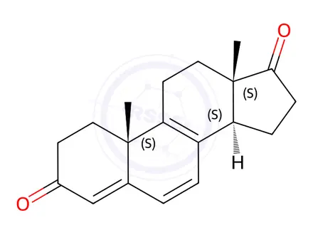 Chemical structure of androsta-4,6,8(9)-triene-3,17-dione