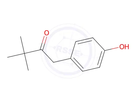 Chemical structure of 1-(4-Hydroxyphenyl)-3,3-dimethylbutan-2-one