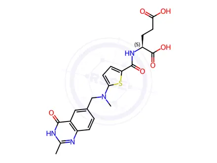 Chemical structure of Raltitrexed