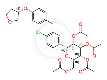 Chemical structure of Empagliflozin Impurity 417