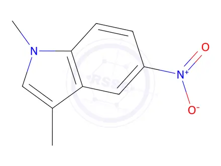 Chemical structure of 1,3-Dimethyl-5-nitro-1H-indole