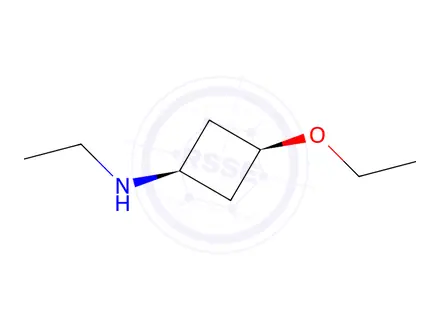 Chemical structure of (1S,3s)-3-ethoxy-N-ethylcyclobutan-1-amine