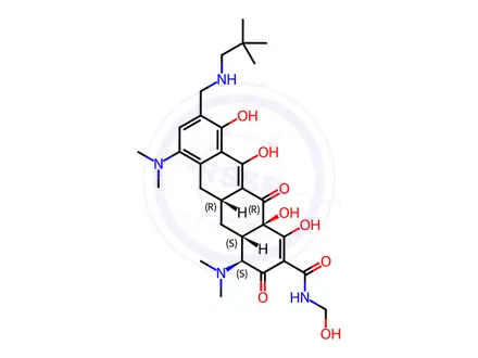 Chemical structure of Hydroxymethyl Omadacycline