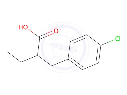 Chemical structure of 2-(4-Chlorobenzyl)butanoic acid