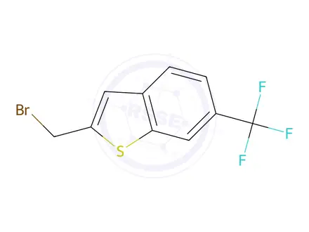 Chemical structure of 2-(Bromomethyl)-6-(trifluoromethyl)benzo[b]thiophene