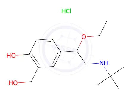 Chemical structure of Salbutamol Impurity 139 HCl