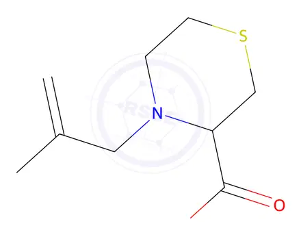 Chemical structure of 4-(2-Methylallyl)thiomorpholine-3-carboxylic acid