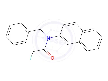 Chemical structure of N-Benzyl-2-fluoro-N-(2-naphtyl)acetamide