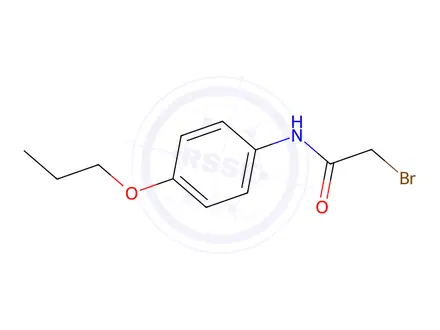 Chemical structure of 2-Bromo-N-(4-propoxyphenyl)acetamide